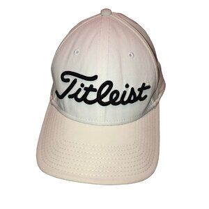 TITLEIST GOLF WHITE HAT NEW ERA SIZE SMALL TO MEDIUM JEROME GOLF COURSE MENS